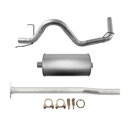 Toyota Tacoma 4.0L (2013-2015) (127.4" Wheelbase) Axel Pipe & Muffler With Tail Pipe