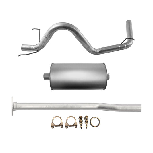 Toyota Tacoma 4.0L (2013-2015) (127.4" Wheelbase) Axel Pipe & Muffler With Tail Pipe