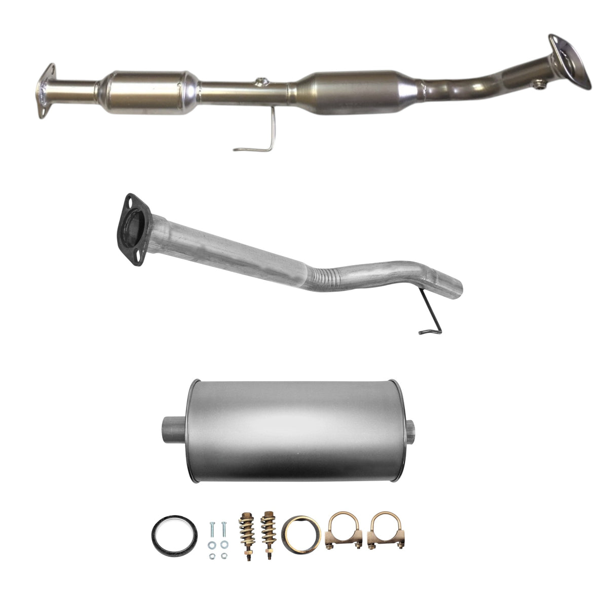 Toyota Tacoma 2.7L (2005-2022) Catalytic Converter, Axel Pipe and Muffler Only