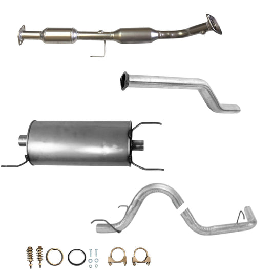 Toyota Tacoma 2.7L (2005-2012) (127.4" Wheelbase) Catalytic Converter, Pipe and Muffler with Tail Pipe