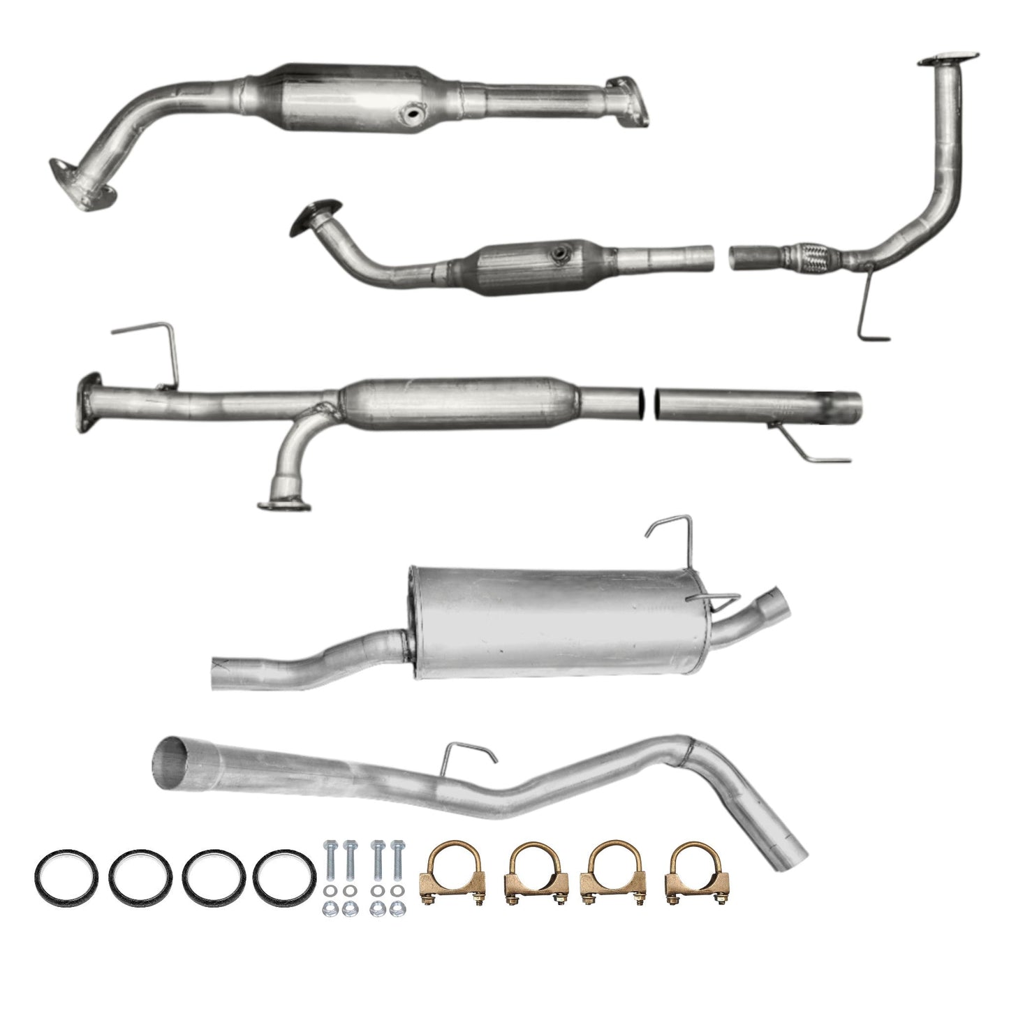 Toyota Tundra 4.7L (2005-2006) Catalytic Converters, Resonator and Muffler