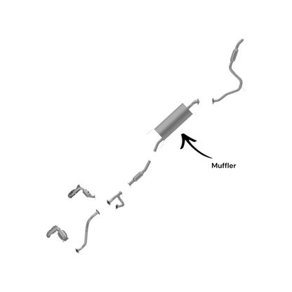Toyota RAV4 3.5L (2006-2012) Muffler