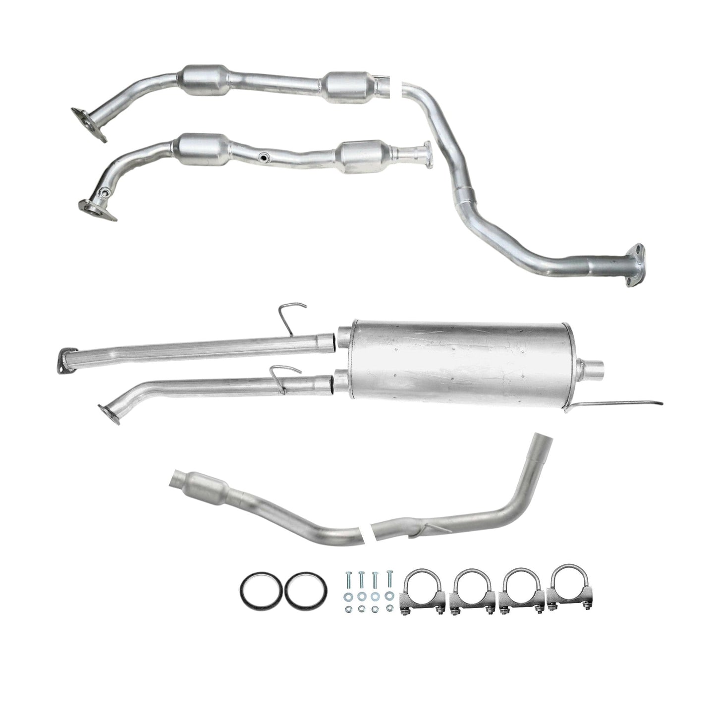 Toyota Tundra 5.7L (2007-2014) Complete Exhaust (Only for 164.6in Wheelbase)