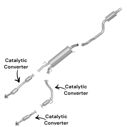 Toyota Sequoia 4.6L (2010-2012) Catalytic Converters