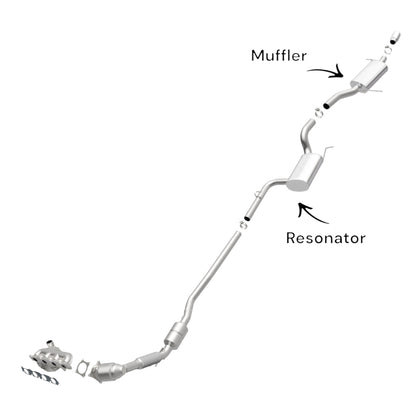 Vokswagen Passat 2.0L (2006-2010) (Turbo) Resonator And Muffler.