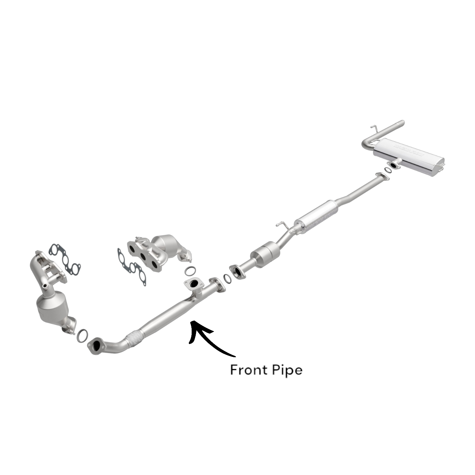 Toyota Sienna 3.5L (2007-2010) V6 FWD Front Pipe