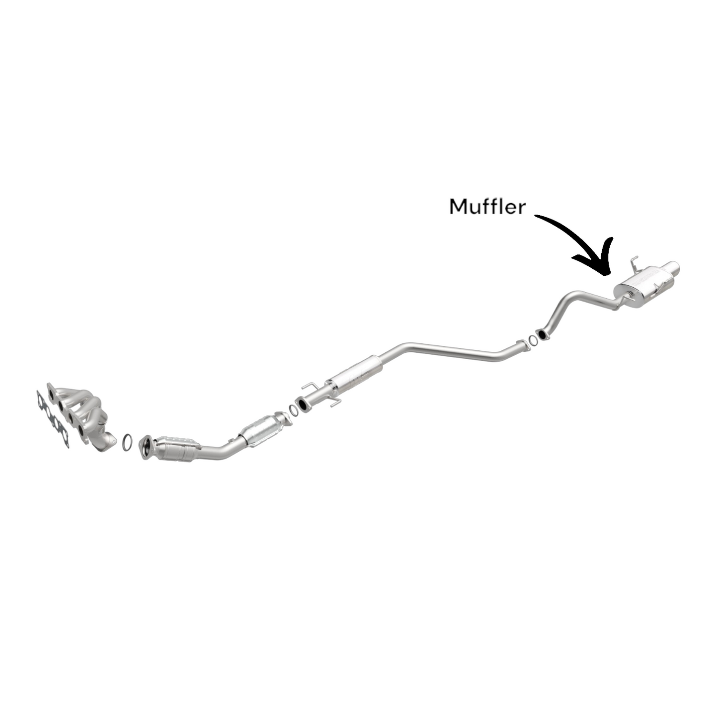 54744 - Nissan Sentra 2.0L (2007-2012) V4 Muffler Assembly