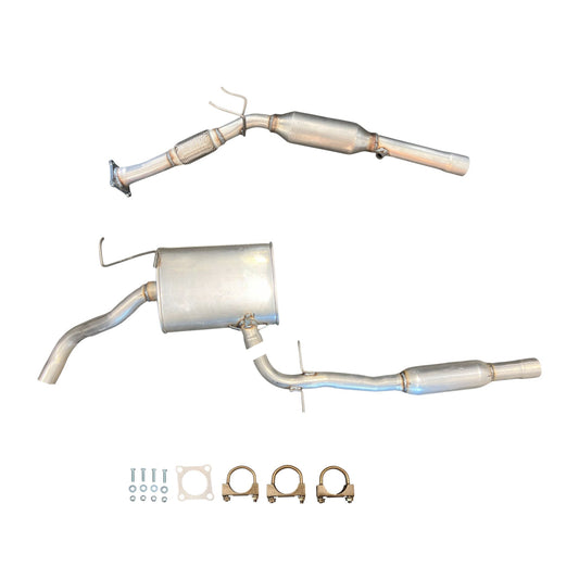 Volkswagen Golf 2.5L (2010-2014) (Federal Emissions Only) Flex Pipe with Catalytic Converter and Middle Resonator