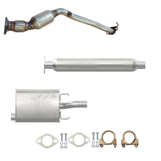 Pontiac Grand Prix 3.8L (2005-2008) (With Single Exhaust) Catalytic Converter, Resonator & Muffler