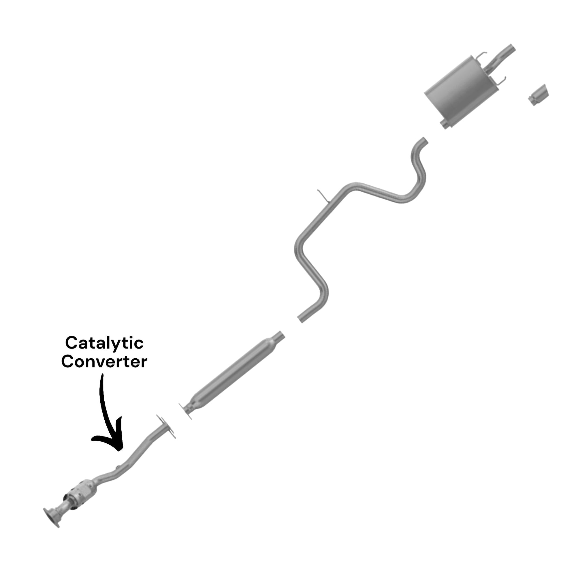 Pontiac Grand Prix 3.8L (2004-2007) (Supercharged) (Single Exhaust) Catalytic Converter