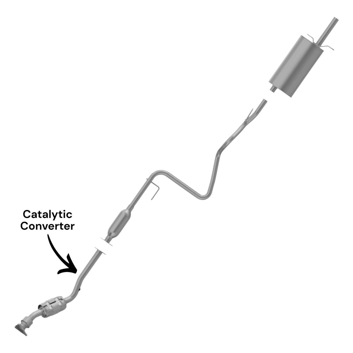 Pontiac Pursuit 2.2L (2006) (Automatic) (Federal Emissions System) Catalytic Converter