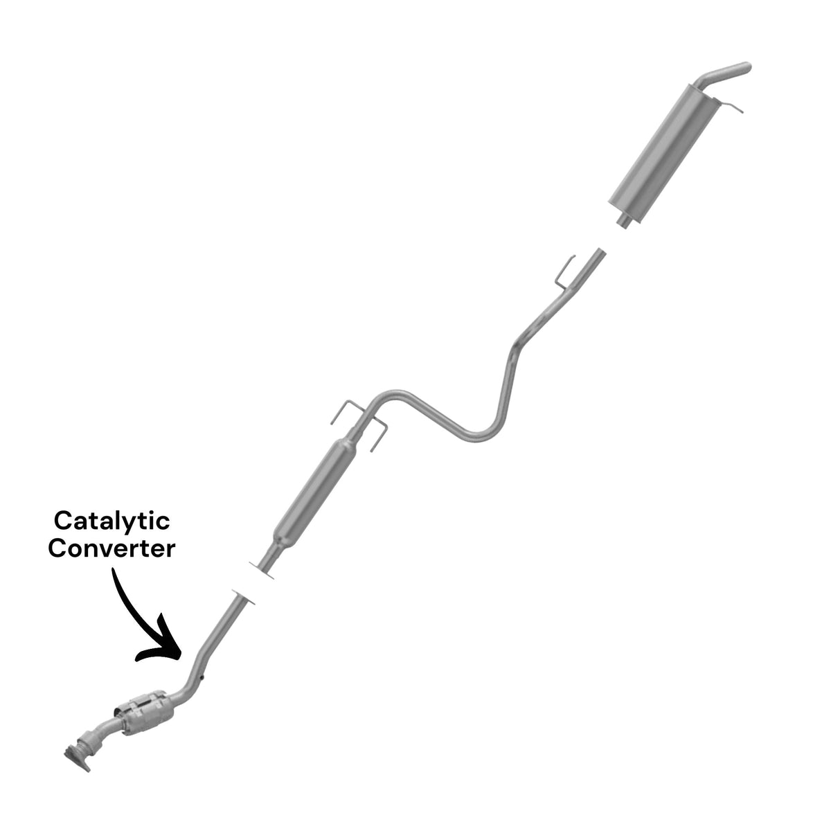 Saturn Ion 2.2L (2005-2007) (Automatic) (Federal Emissions System) Catalytic Converter