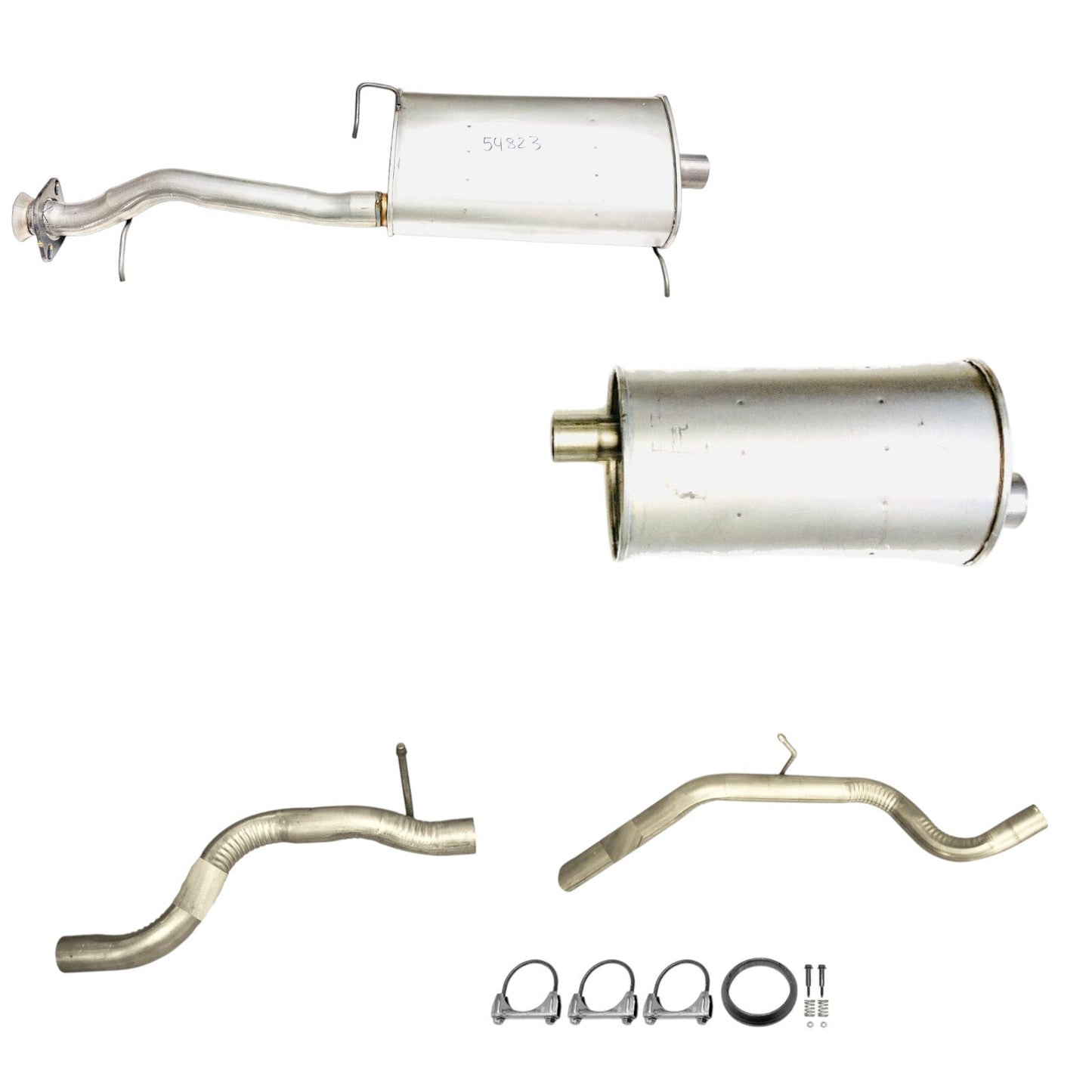 Ford Explorer Sport Trac 4.6L (2007-2010) Middle And Rear Muffler And Tail Pipe