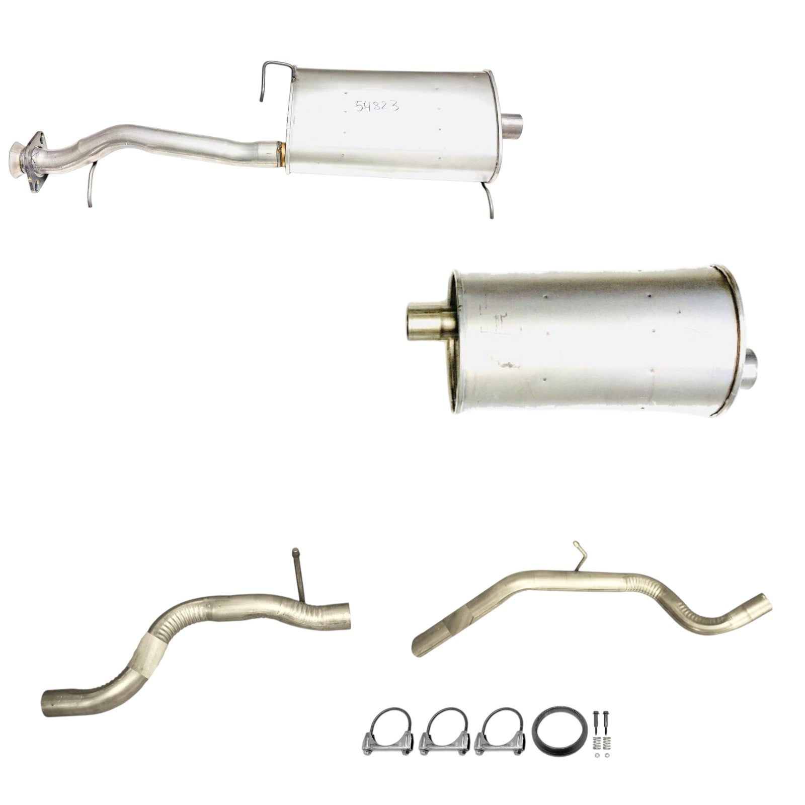 Ford Explorer Sport Trac 4.6L (2007-2010) Middle And Rear Muffler And Tail Pipe
