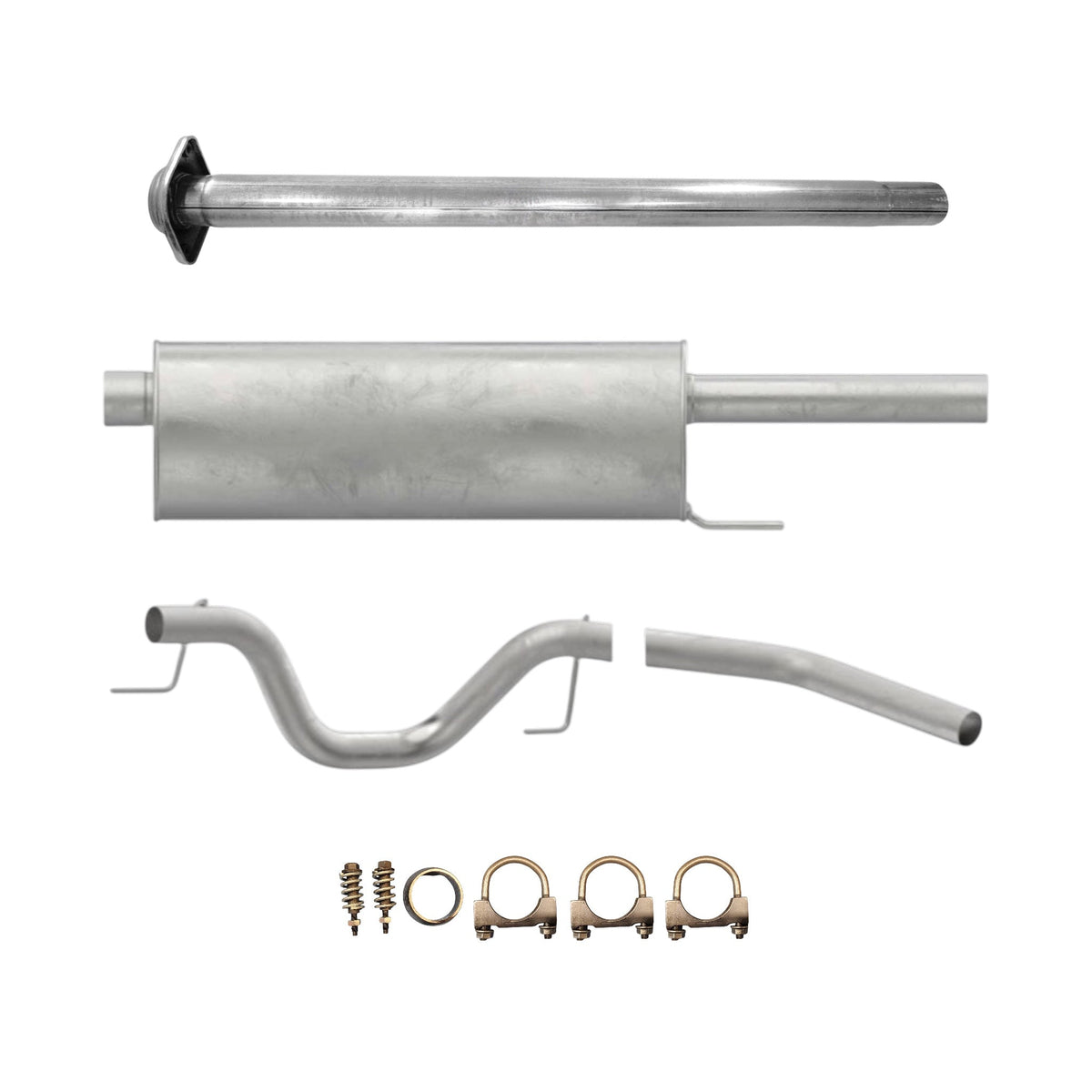 Ford F-150 5.4L (2009, 2010) (157.0" Wheelbase) Axel Pipe, Muffler & Tail Pipe