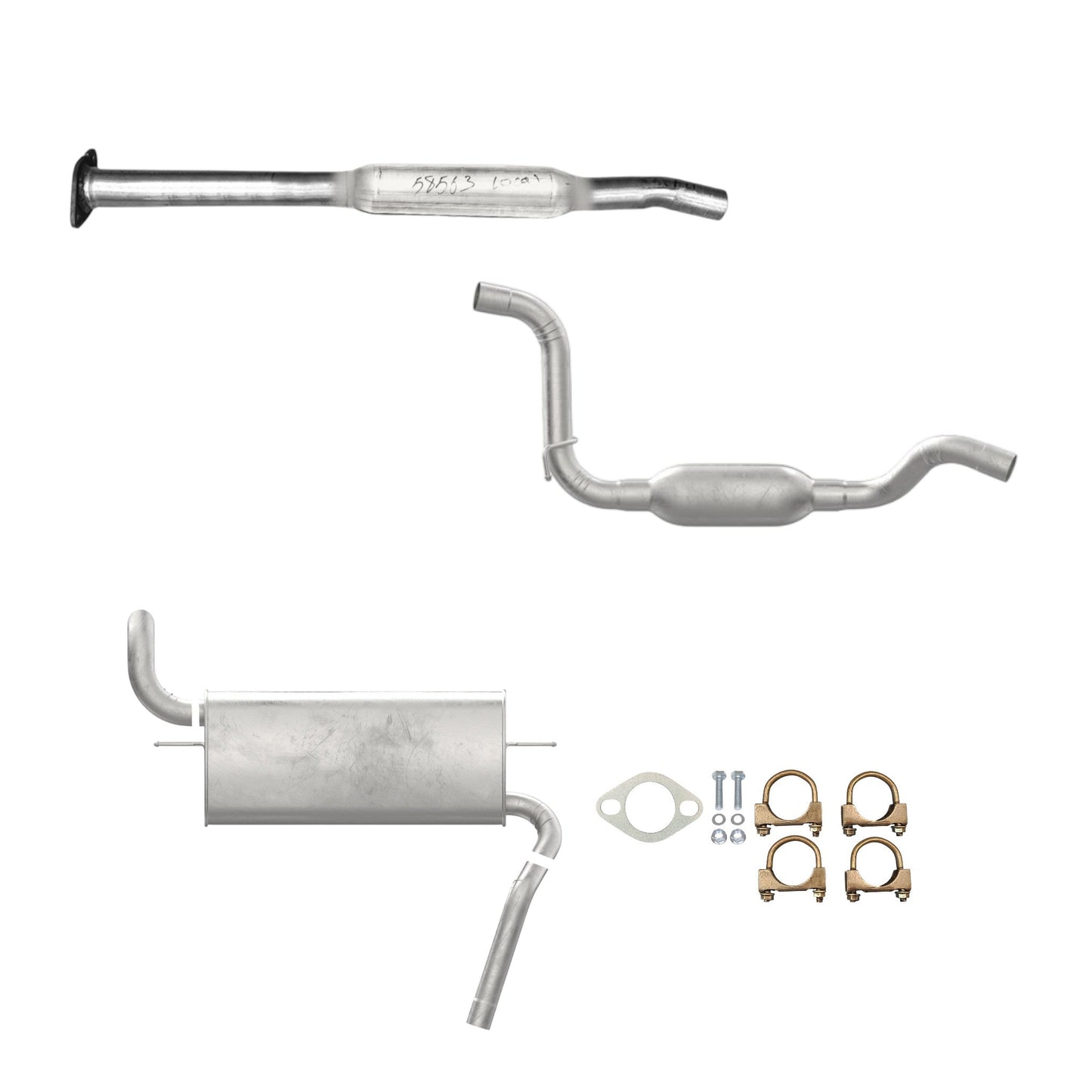 Ford Focus 2.0L (2012-2018) (Sedan) (Except PZEV) Both Resonator And Muffler