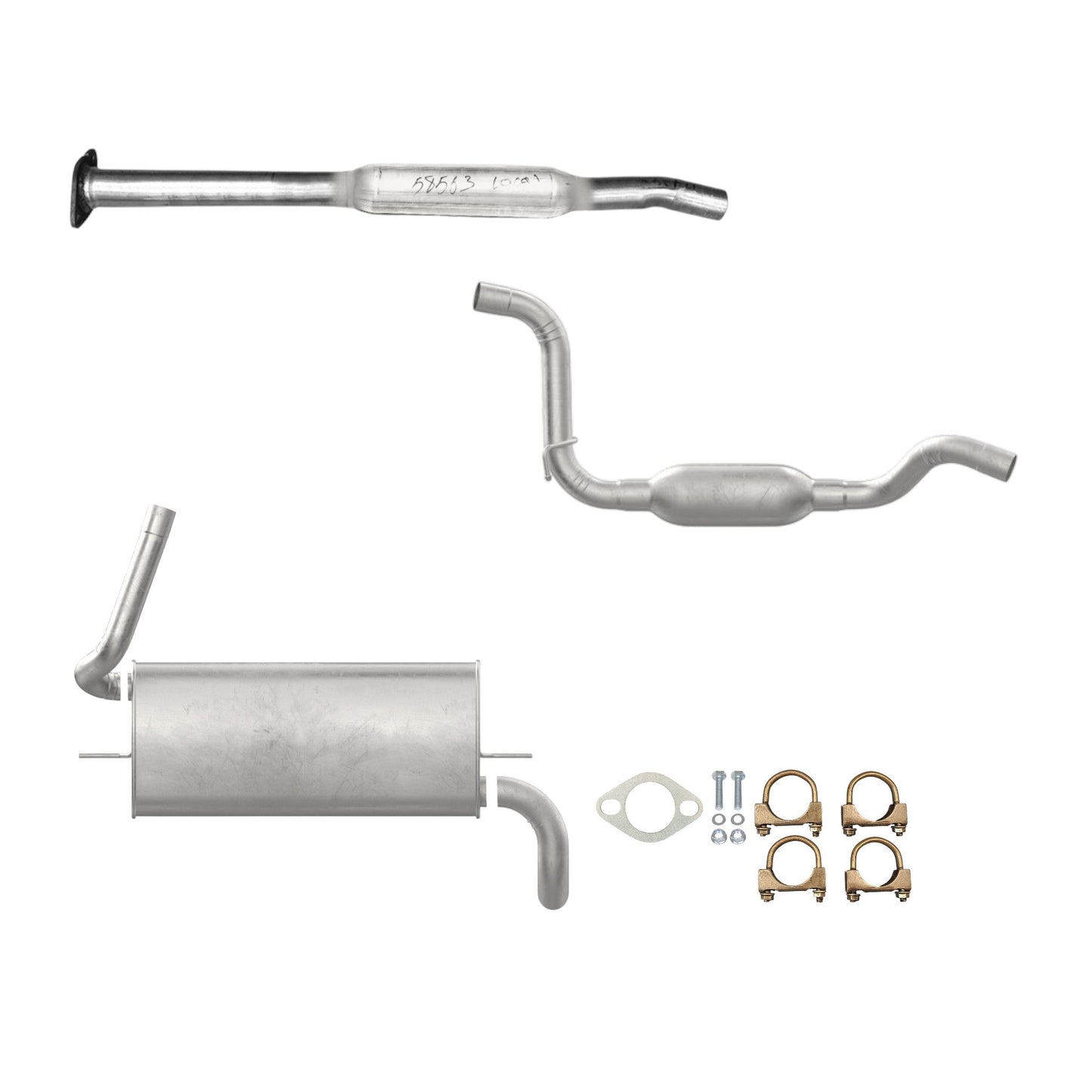 Ford Focus 2.0L (2012-2018) (Sedan) (Except PZEV) Both Resonator And Muffler