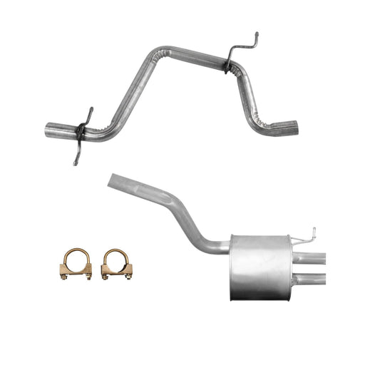 Volkswagen Jetta 2.0L (2011-2014) (Wagon) (DOHC) (Turbo) (DIESEL) Middle Pipe and Muffler