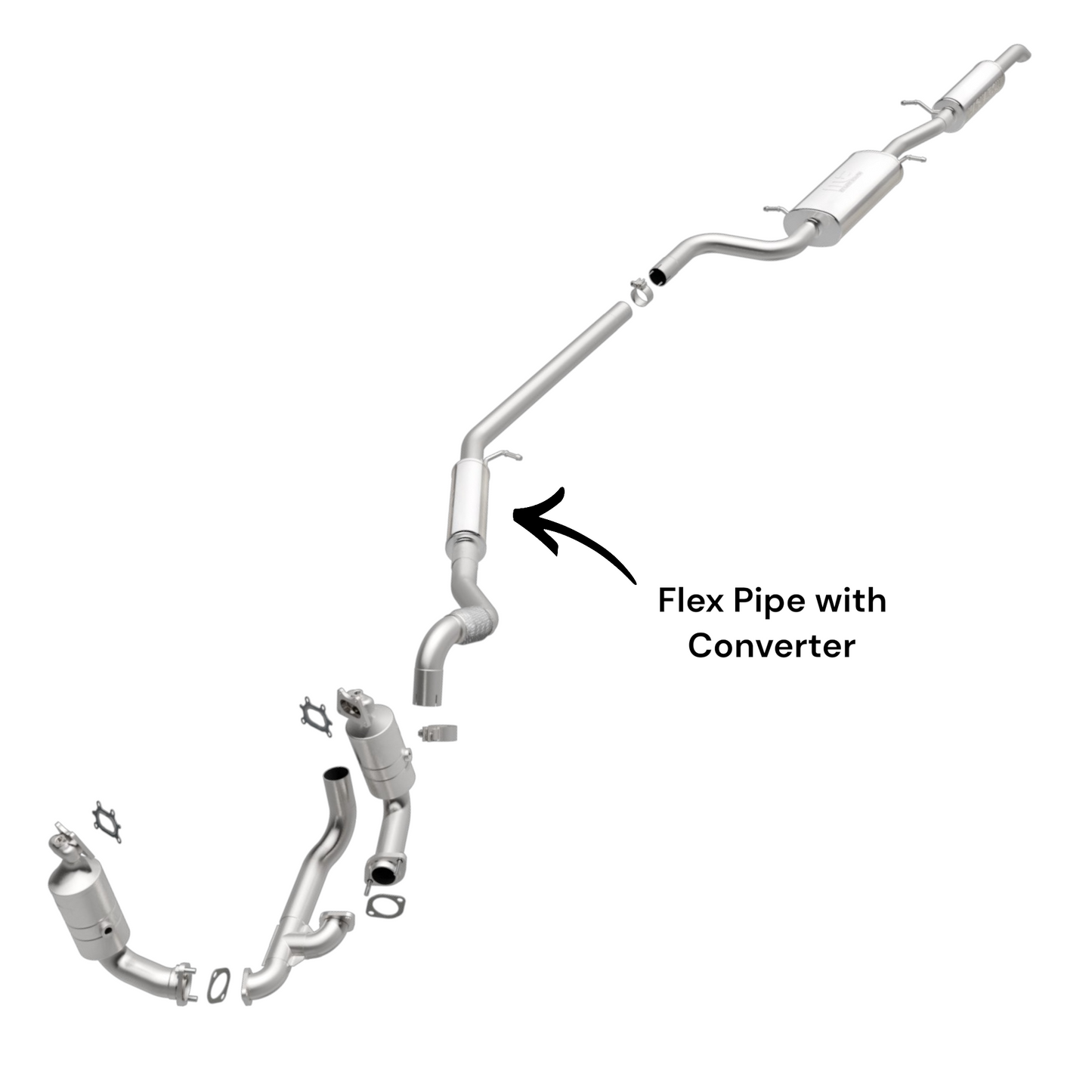 Chrysler Town & Country 3.6L (2011-2016) Flex Pipe with Resonator