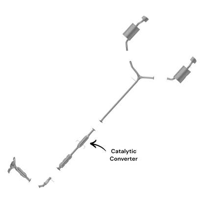 Kia Optima 2.4L (2011-2017) (Non-Hybrid) (Except Korean Built) Catalytic Converter