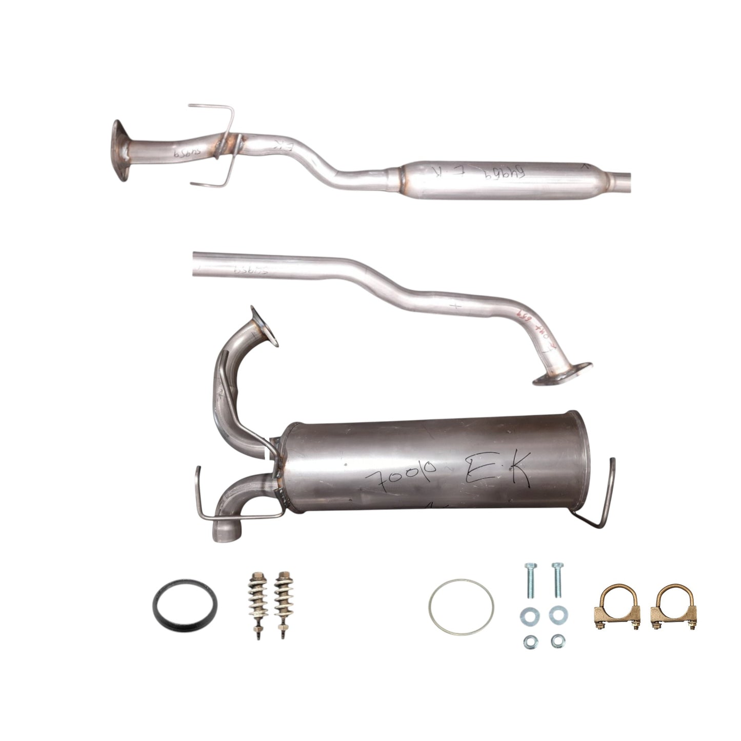 Résonateur et silencieux pour Nissan Juke 1.6L (2011-2017) (4x4)