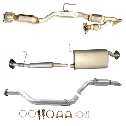 INFINITI QX60 3.5L (2014-2017) Catalytic Converter with Flex Pipe, Resonator, Muffler and Rear Resonator