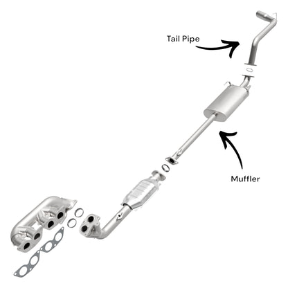 Toyota 4Runner 3.4L (1996-2000) Muffler & Tail Pipe