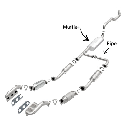 Nissan Pathfinder 4.0L (2005-2012) Muffler With Pipe