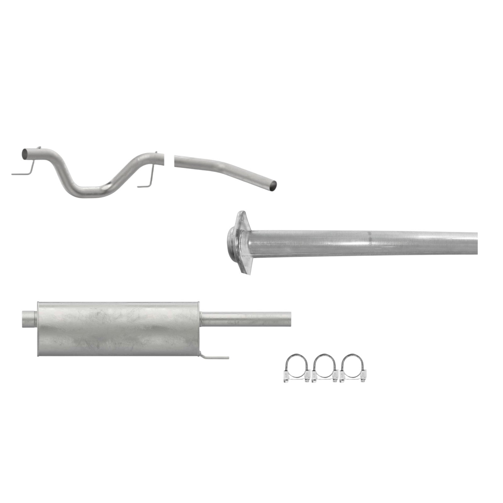 Ford F-150 5.4L (2009-2010) (145"Wheelbase) Pipes, Muffler And Tail Pipe