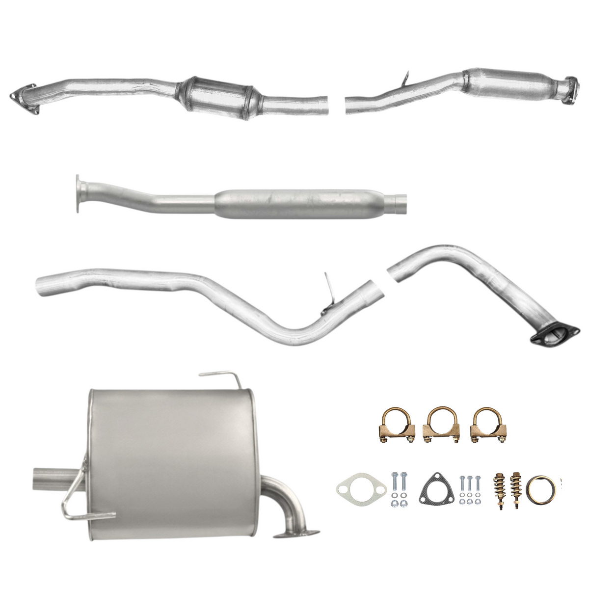 Subaru Legacy 2.5L (2010-2012) (Non-Turbo) Catalytic Converter, Resonator, Pipe and Muffler