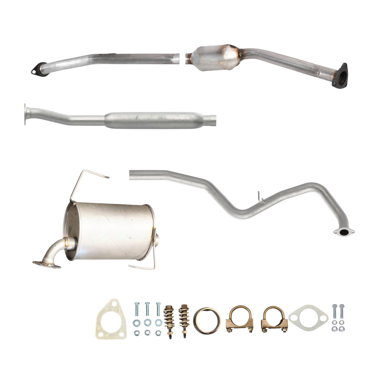 Subaru Forester 2.5L (Non-Turbo) (2014-2018) Catalytic Converter, Resonator, Middle Pipe and Muffler