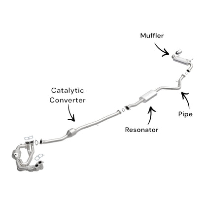 Subaru Impreza 2.0L (2012-2016) (Hatchback) Catalytic Converter, Pipe and Muffler