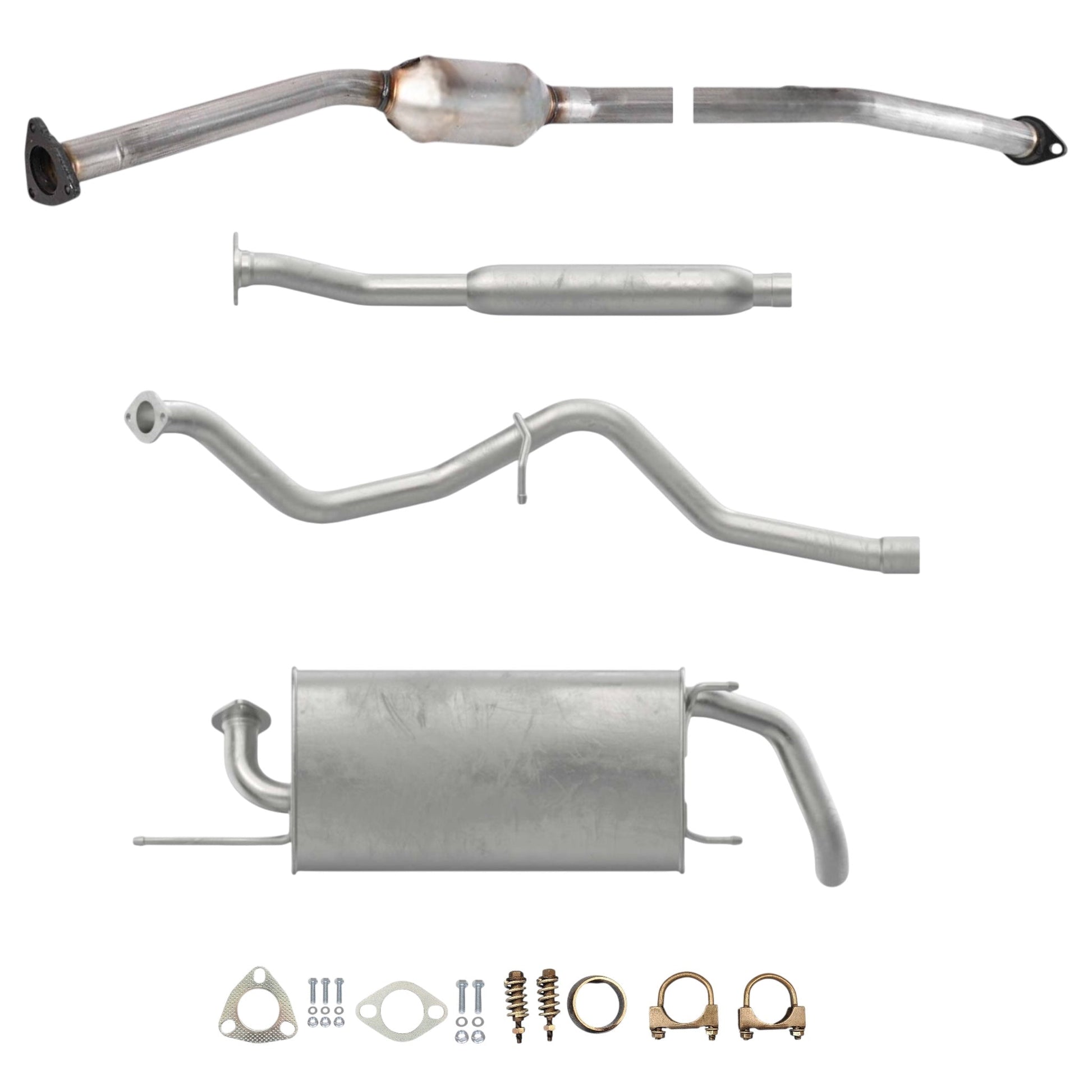 Subaru Crosstrek 2.0L (2016-2017) (Non-Hybrid) Catalytic Converter, Resonator, Pipe and Muffler