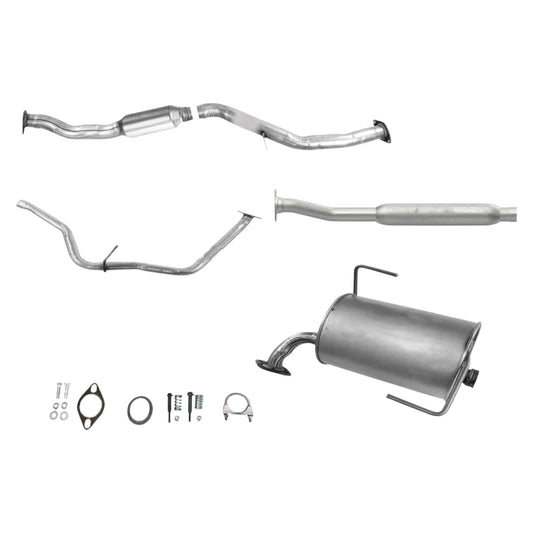 Subaru Impreza 2.0L (2012-2016) (Sedan) Converter, Resonator, Pipe and Muffler