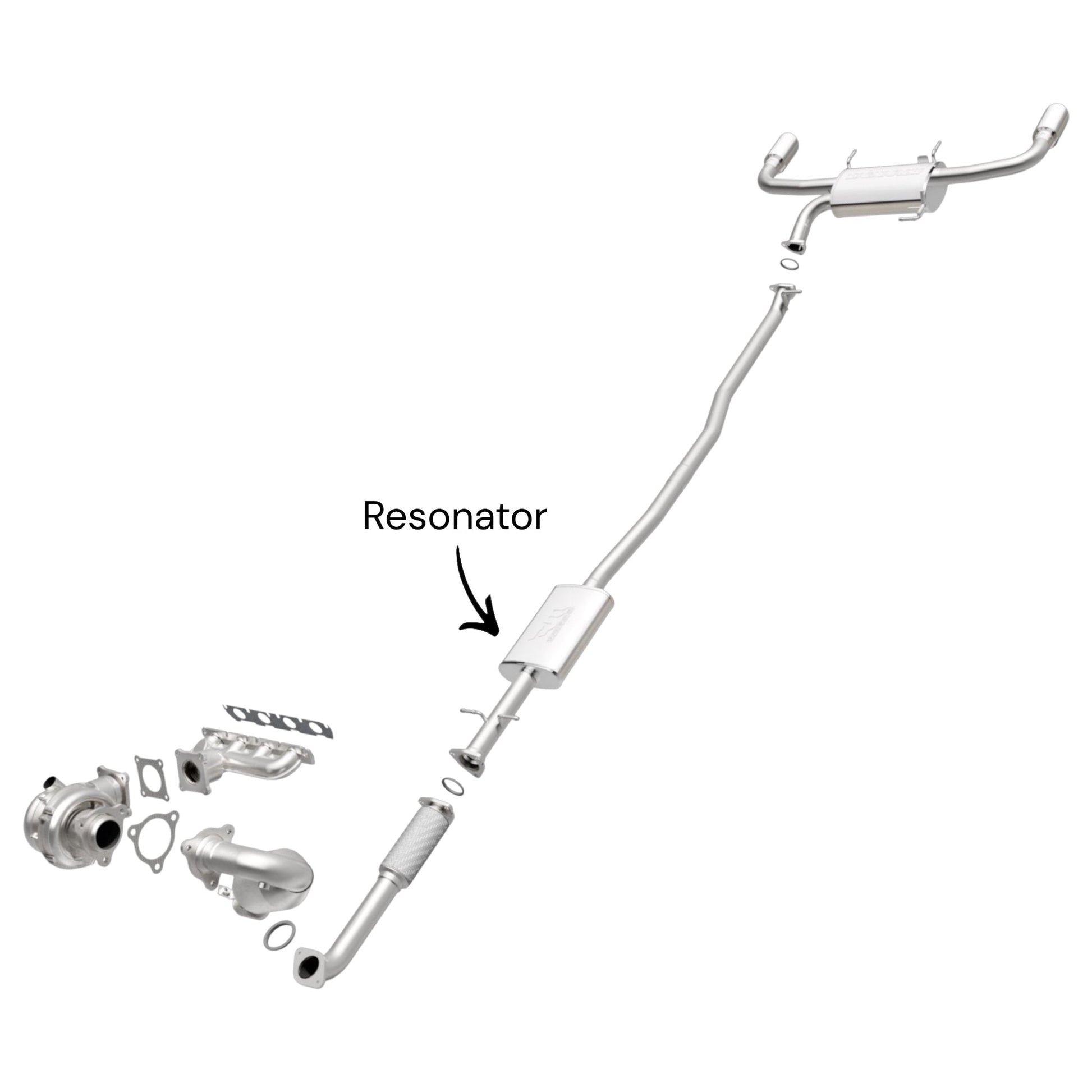 Acura RDX 2.3L Turbo (2007-2012) Resonator With Pipe