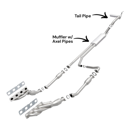 Infiniti QX56 5.6L (2007-2010) Muffler & Tail Pipe