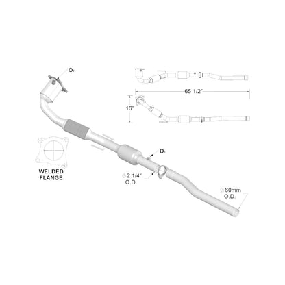 Volkswagen Eos 2.0L (2007- 2016) Catalytic Converter
