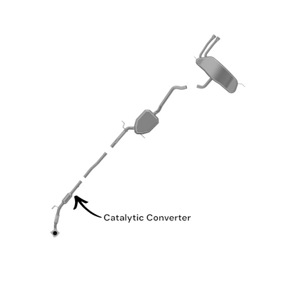 Volkswagen Eos 2.0L (2007- 2016) Catalytic Converter