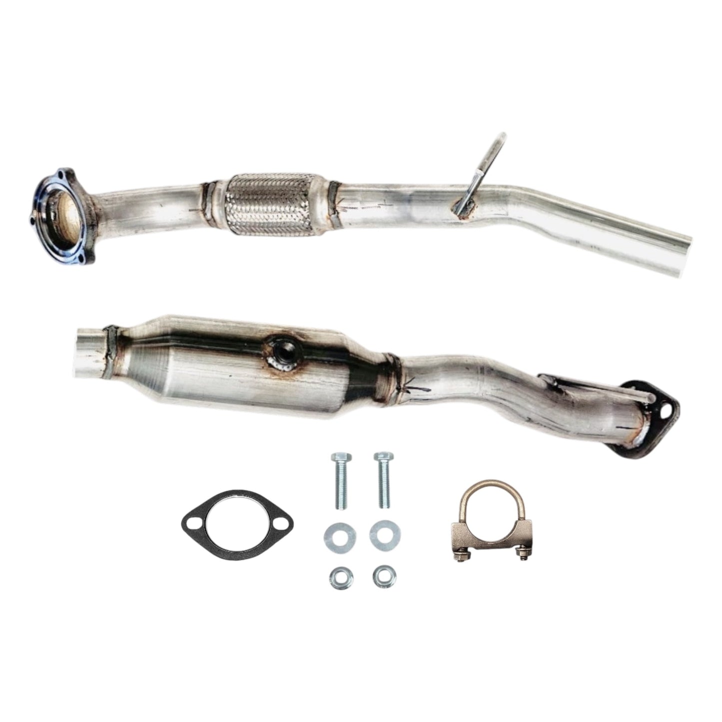 Volvo S40 2.5L Turbo (2005-2010) (AWD) Flex Pipe With Catalytic Converter
