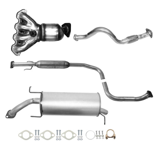 Chevrolet Aveo5 1.6L (2009-2011) Manifold Converter, Flex Pipe, Resonator and Muffler
