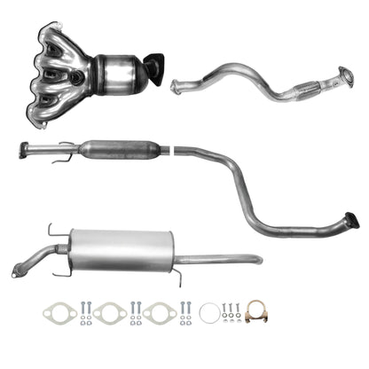 Chevrolet Aveo 1.6L (2009-2011) Manifold Converter, Flex Pipe, Resonator and Muffler