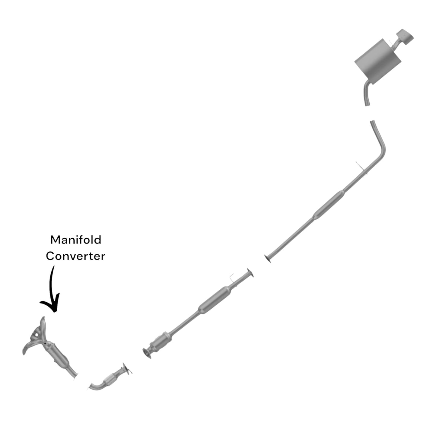 Kia Optima 2.4L (2016-2020) (Non-Hybrid) (ULEV) Manifold Converter