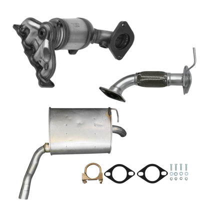 Convertisseur de collecteur, tuyau flexible et silencieux pour Hyundai Sonata 2.4L (2015-2017)