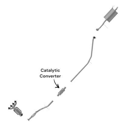 Hyundai Accent 1.6L (2010, 2011) (Hatchback) Catalytic Converter