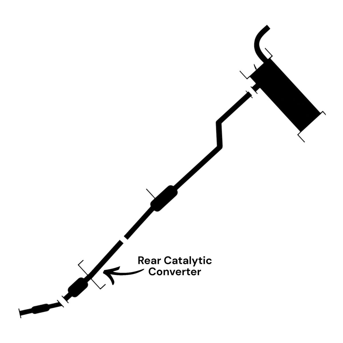 Mazda CX-7 2.5L (2010-2012) Catalytic Converter