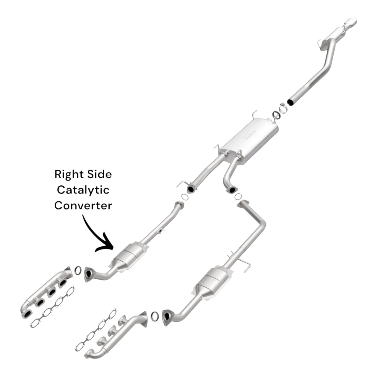 Toyota Sequoia 4.7L (2005-2007) Right Side Catalytic Converter