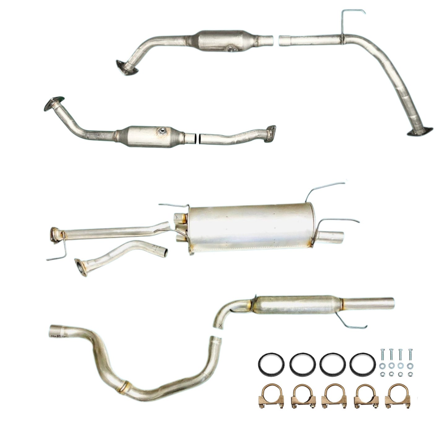 Toyota Sequoia 4.7L (2005-2007) Catalytic Converters, Muffler and Resonator