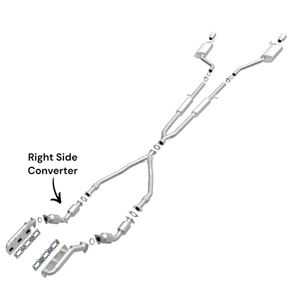 INFINITI M35 3.5L (2009-2010) (RWD) & (AWD only for X sub-model) Right Side Converter