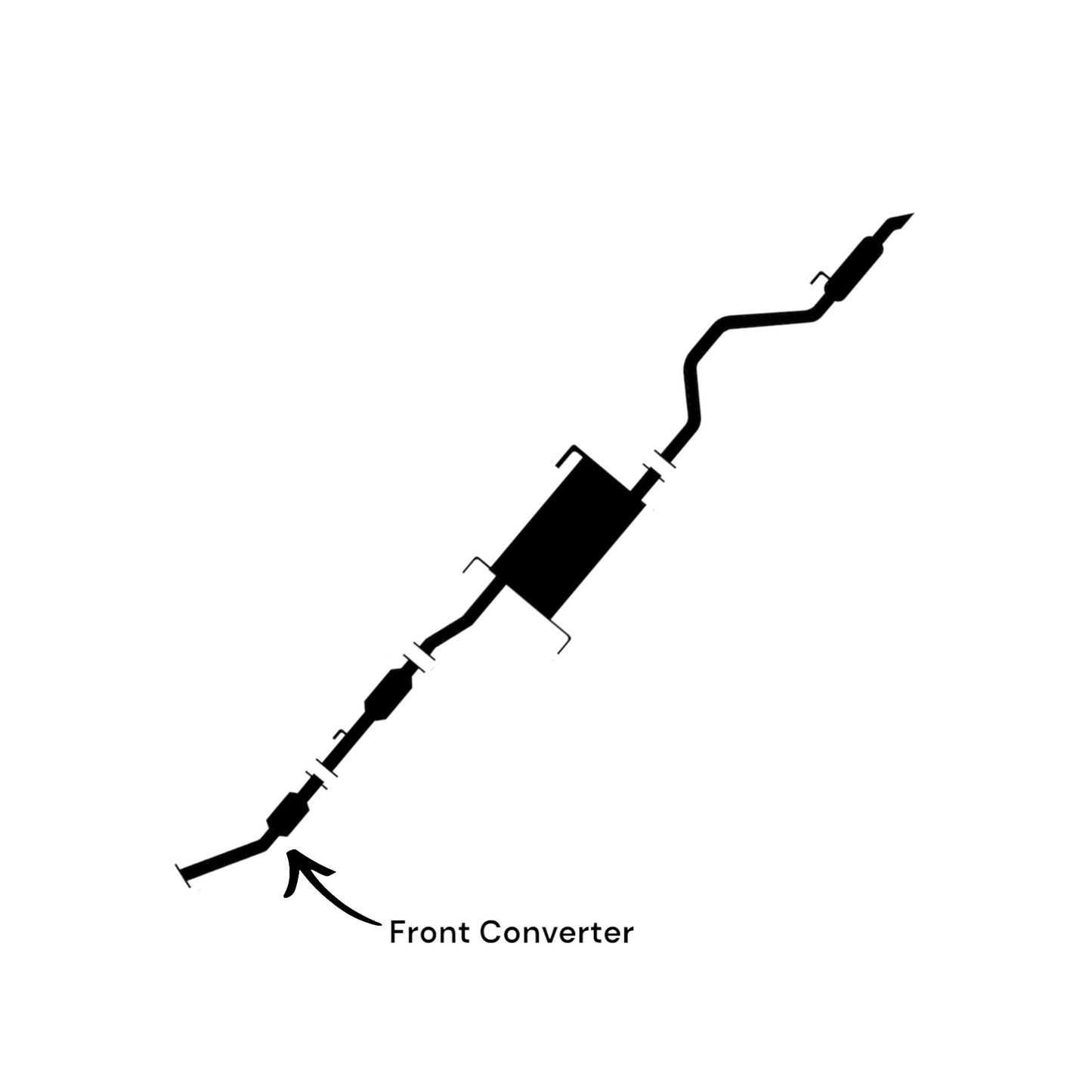 Nissan NV200 2.0L (2013-2020) Front Catalytic Converter