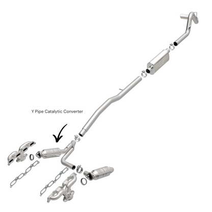 Dodge Dakota 4.7L (2008) Y Pipe Catalytic Converter